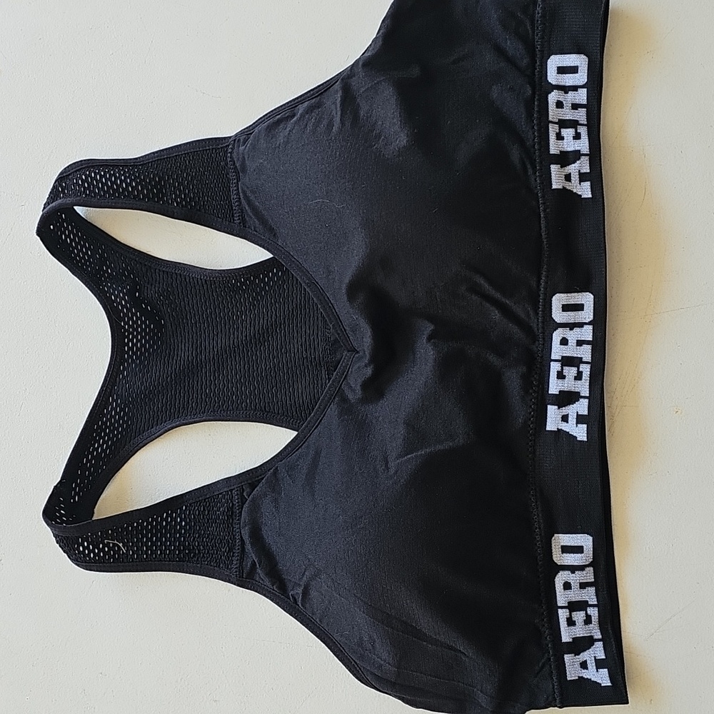 Womens like new black Aeropostale sports bra, with padding!!! Plus sz 3X